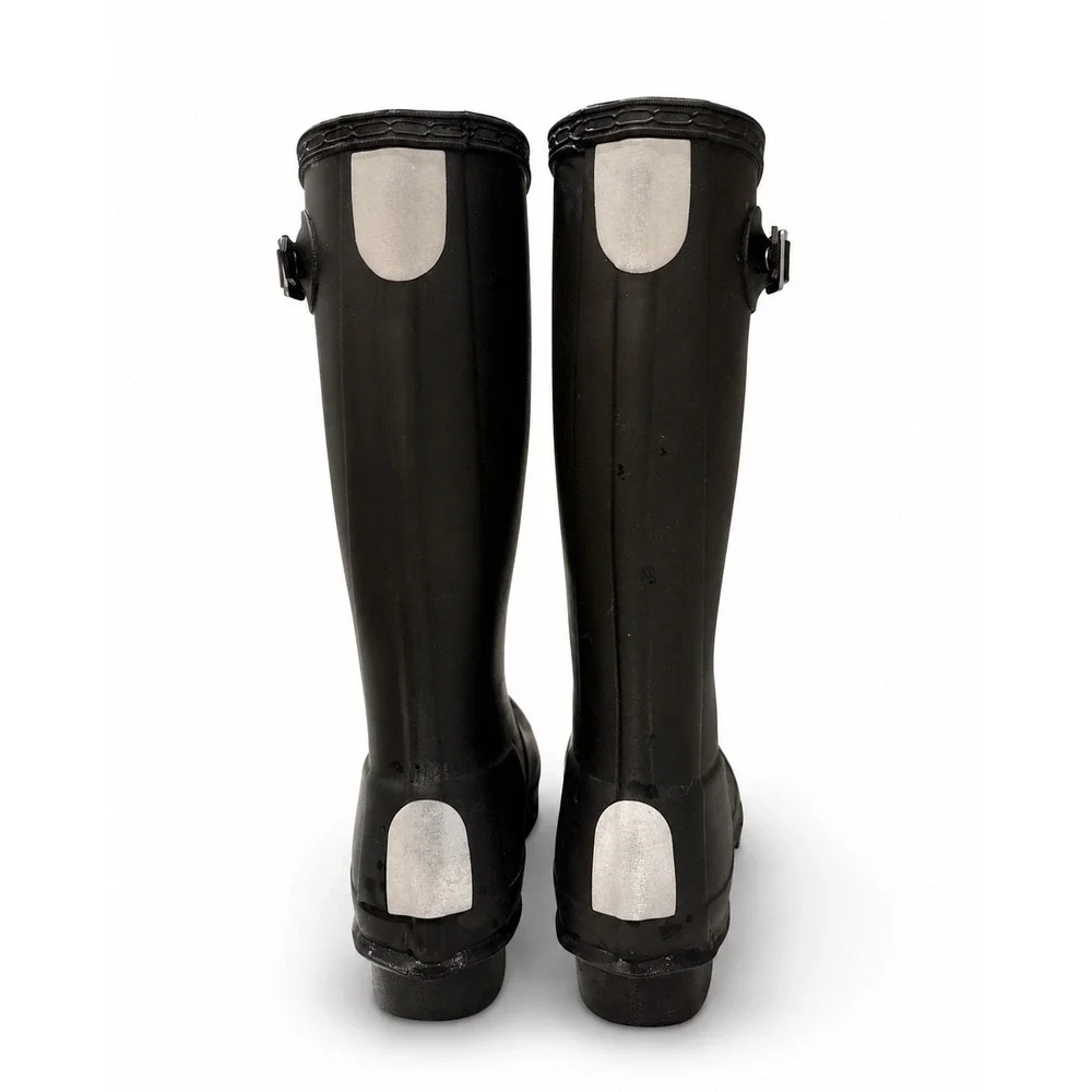 Hunter Original Kids Black Rain Boots US 2B/3G EU 33 UK 1 Waterproof Matte